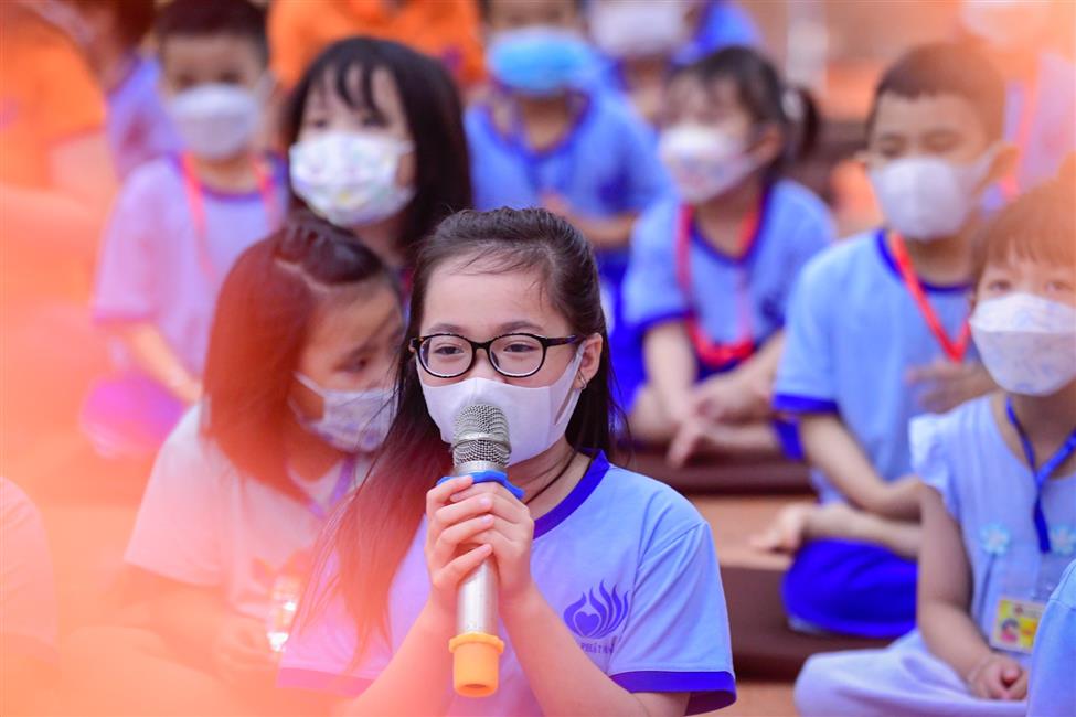 Tự do vui học, tự nhiên phát triển: Chùa Giác Ngộ - Điểm hẹn tu học dành cho hàng trăm em nhỏ