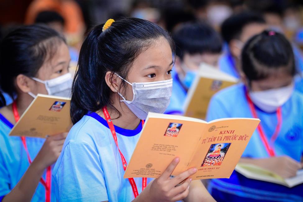 Tự do vui học, tự nhiên phát triển: Chùa Giác Ngộ - Điểm hẹn tu học dành cho hàng trăm em nhỏ