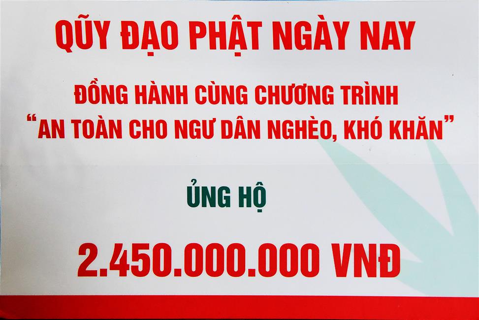 Quỹ ĐPNN ký kết dự án 5 năm cùng Trung ương Hội Chữ thập đỏ Việt Nam trao 7.000 túi sơ cấp cứu &quot;Chung tay vì an toàn cho ngư dân nghèo, khó khăn&quot;