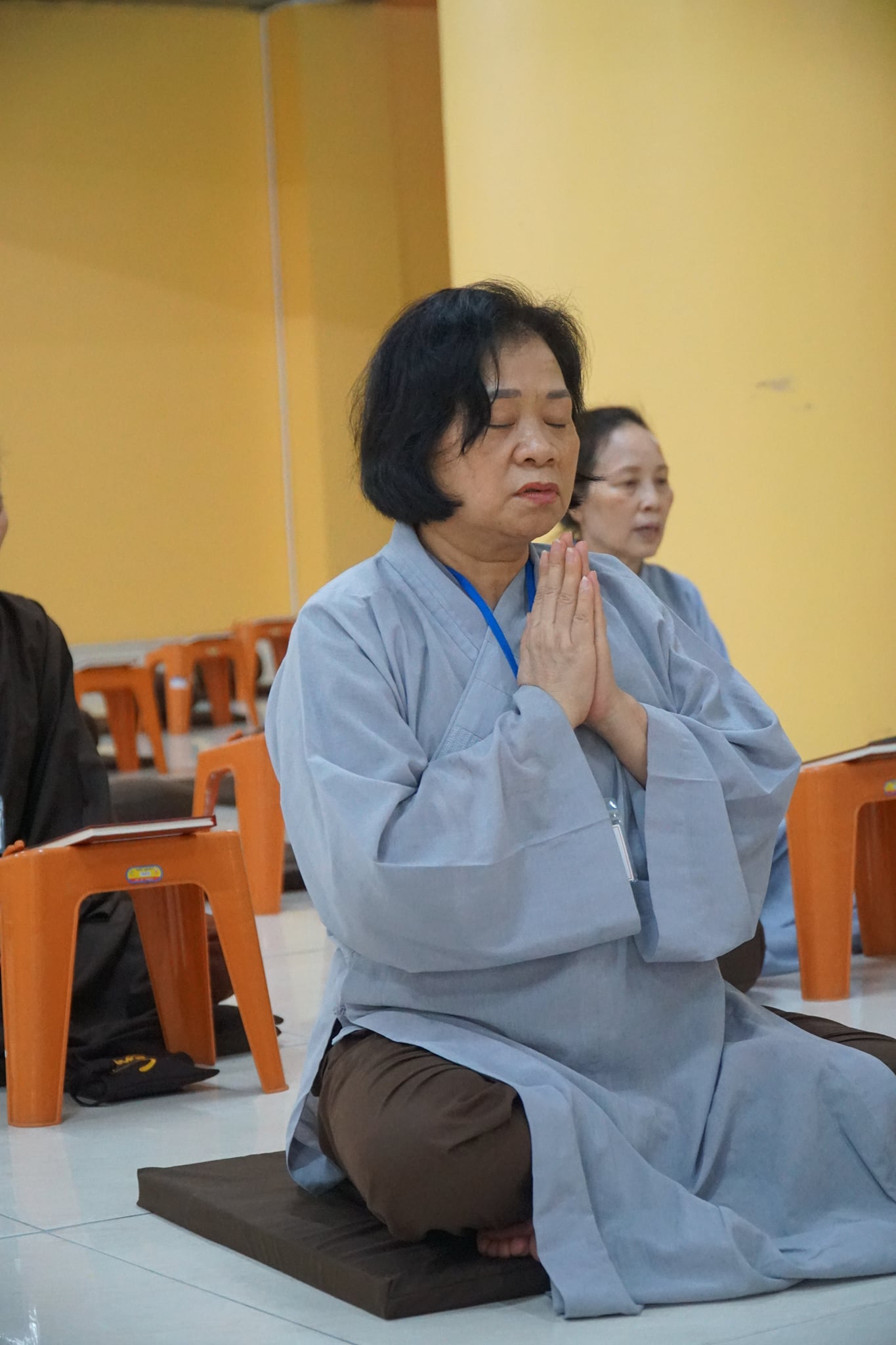 Chùa Long Hưng: Mừng ngày Phật Đản sinh, 200 Phật tử tham dự khóa tu “Niệm Phật 1 ngày 1 đêm”