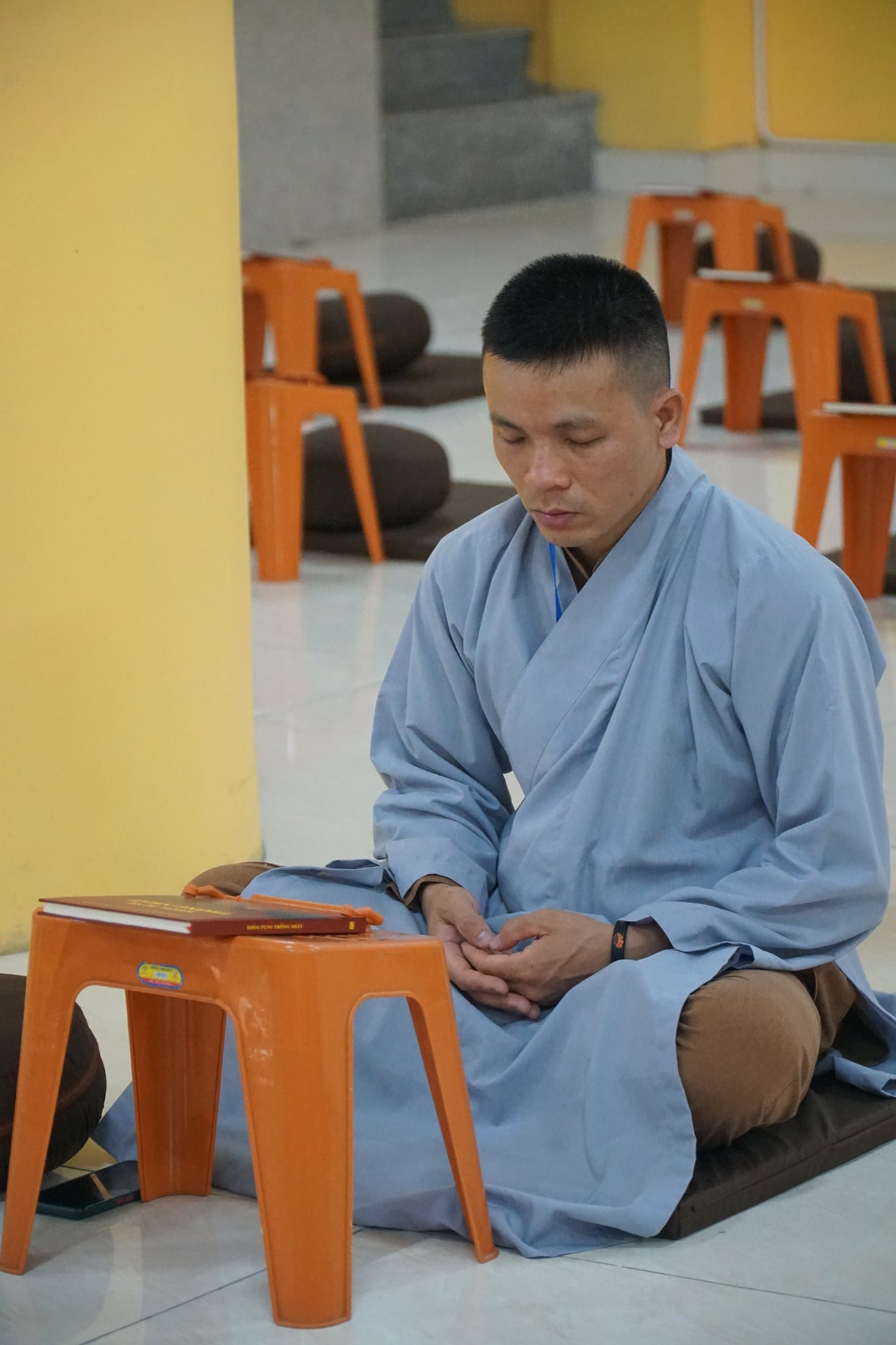 Chùa Long Hưng: Mừng ngày Phật Đản sinh, 200 Phật tử tham dự khóa tu “Niệm Phật 1 ngày 1 đêm”