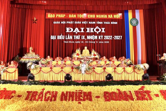 Đại hội Phật giáo tỉnh Thái Bình lần thứ IX thành công tốt đẹp
