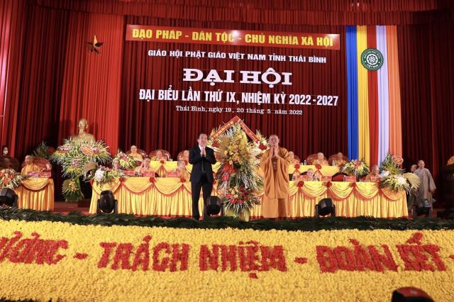 Đại hội Phật giáo tỉnh Thái Bình lần thứ IX thành công tốt đẹp