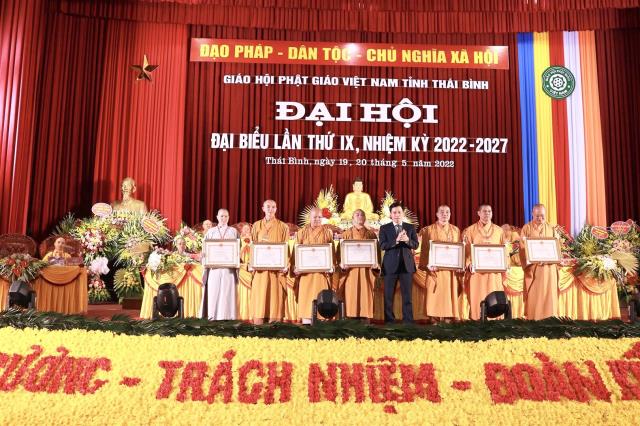 Đại hội Phật giáo tỉnh Thái Bình lần thứ IX thành công tốt đẹp