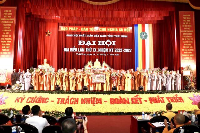 Đại hội Phật giáo tỉnh Thái Bình lần thứ IX thành công tốt đẹp