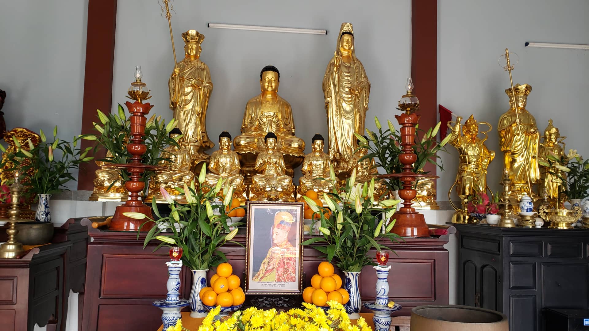 Chùa Bảo Phước cúng rằm Hạ nguyên - Tưởng niệm Đại tường cố Trưởng lão Hòa thượng Thích Ngộ Tánh.