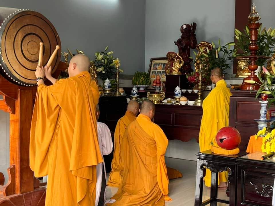 Chùa Bảo Phước cúng rằm Hạ nguyên - Tưởng niệm Đại tường cố Trưởng lão Hòa thượng Thích Ngộ Tánh.