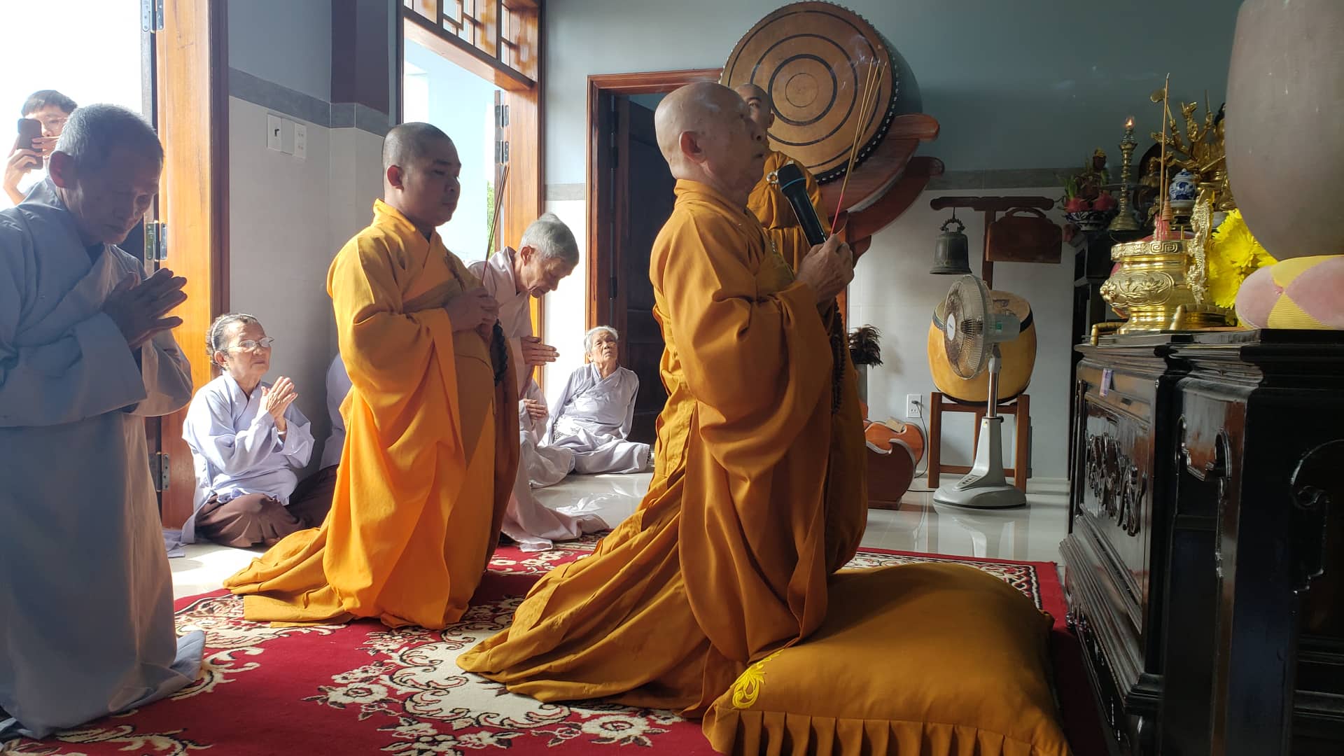 Chùa Bảo Phước cúng rằm Hạ nguyên - Tưởng niệm Đại tường cố Trưởng lão Hòa thượng Thích Ngộ Tánh.