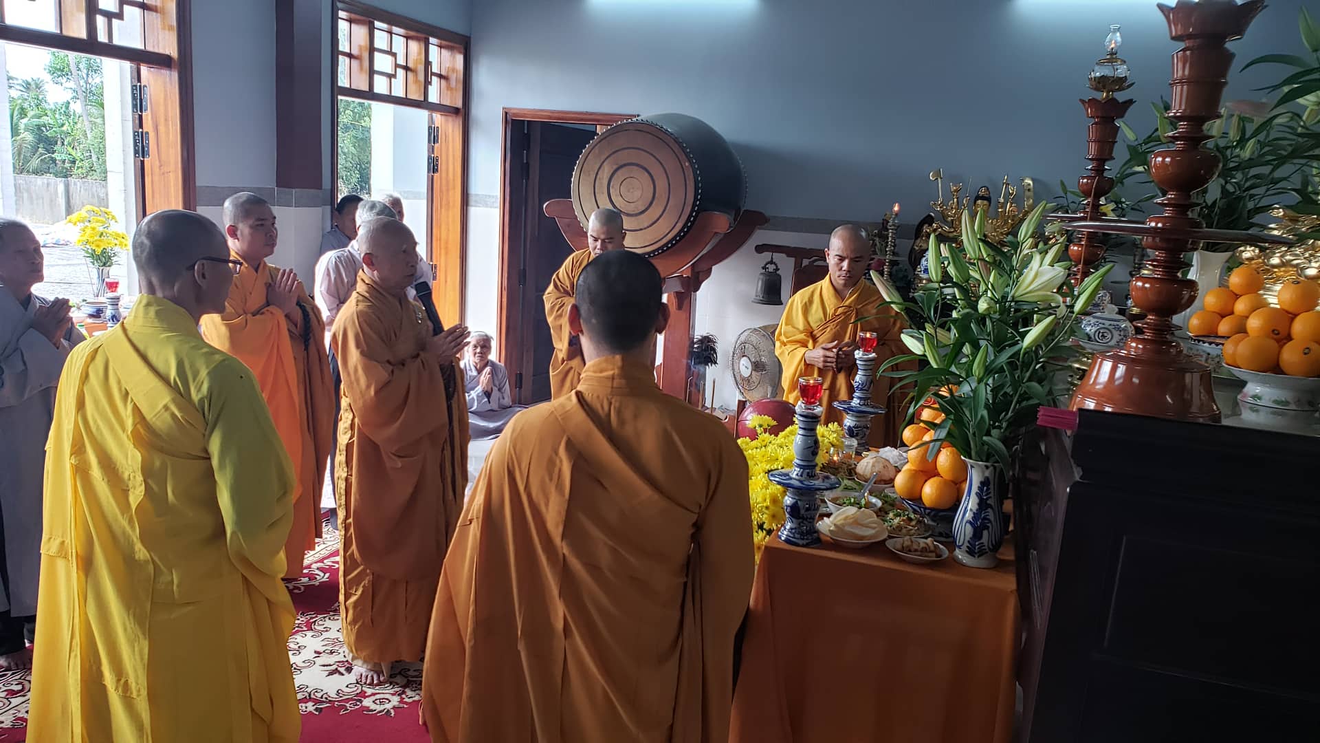 Chùa Bảo Phước cúng rằm Hạ nguyên - Tưởng niệm Đại tường cố Trưởng lão Hòa thượng Thích Ngộ Tánh.