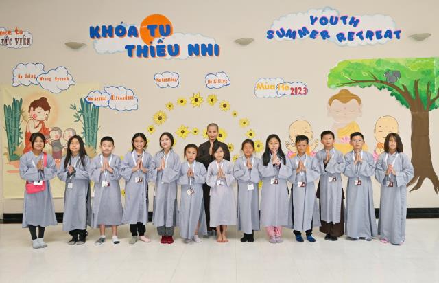 Khóa Tu Thiếu Nhi Mùa Hè 2023 Tại Chùa Đức Viên, San Jose, Hoa Kỳ