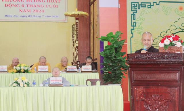 Đồng Nai: Hội nghị sơ kết Phật sự 6 tháng đầu năm 2024