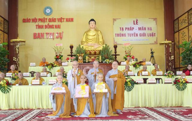 Đồng Nai: Lễ tạ pháp, mãn hạ, trùng tuyên Giới Luật