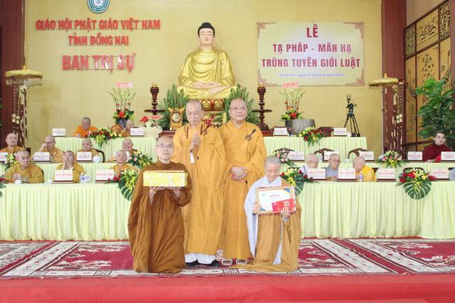 Đồng Nai: Lễ tạ pháp, mãn hạ, trùng tuyên Giới Luật