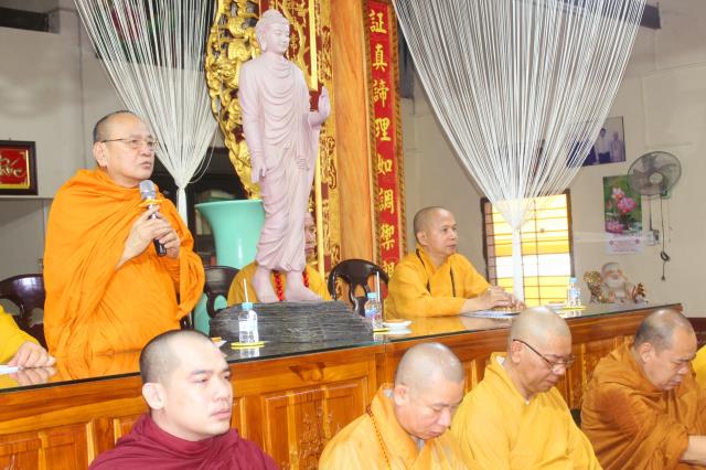 Đồng Nai: Phái đoàn ban trị sự GHPGVN tỉnh Đồng Nai viếng thăm trường hạ tổ đình Long Thiền, Quốc Ân Kim Cang