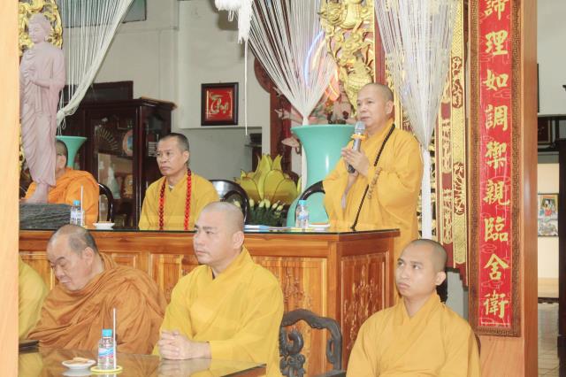 Đồng Nai: Phái đoàn ban trị sự GHPGVN tỉnh Đồng Nai viếng thăm trường hạ tổ đình Long Thiền, Quốc Ân Kim Cang