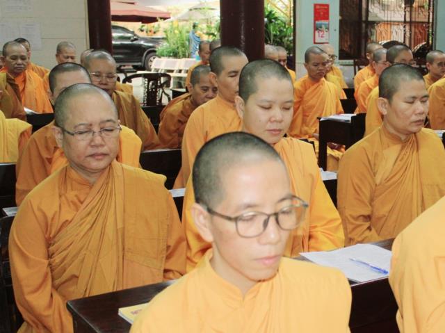 HCMC: Hòa thượng Thích Bửu Chánh thuyết giảng chủ đề: “4 điều nên ngừng ngay bây giờ” tại trường hạ Tịnh xá Ngọc Phương