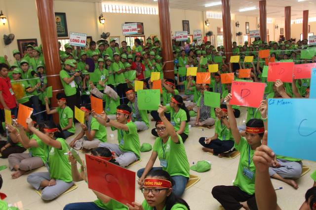 TP. Cần Thơ: Hào hứng game show “Hồi trống pháp” tại Hội trại tuổi trẻ 11