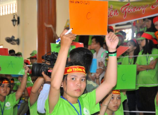TP. Cần Thơ: Hào hứng game show “Hồi trống pháp” tại Hội trại tuổi trẻ 11
