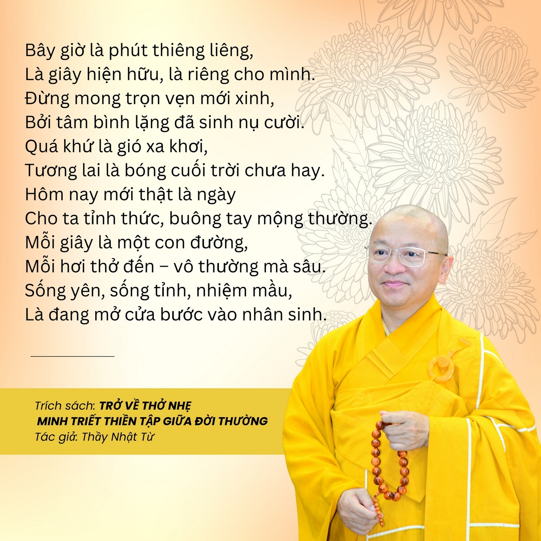 15 Câu Pháp Ngữ Chữa Lành: Hơi Thở Chánh Niệm Đánh Thức Bình An
