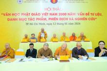 Khai mạc Hội thảo Văn học Phật giáo Việt Nam 2000 năm: Vấn đề tư liệu, danh mục tác phẩm, phiên dịch và nghiên cứu