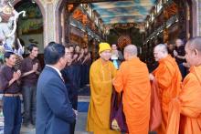 Lâm Đồng: Đoàn Bộ Tư Lệnh Cảnh Vệ Quân Đội Hoàng Gia Campuchia đến viếng thăm Chùa Linh Phước – Đà Lạt.