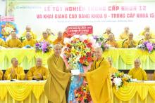 Ban Giáo dục Phật giáo TP.HCM cúng dường đến Trường Trung cấp Phật học TP.HCM