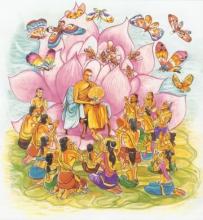 Hình minh họa kinh Pháp Cú