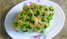 Bì cuốn, chả chưng