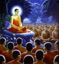 Nghe kinh Phật
