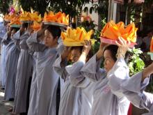 Khánh Hòa: Tịnh xá Ngọc Cát long trọng tổ chức lễ dâng Y Ca Sa