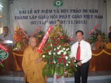 Nhiều hoạt động kỷ niệm 30 năm thành lập Giáo hội Phật giáo Việt Nam