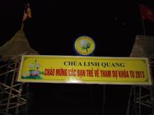 Công tác chuẩn bị khai mạc khóa tu hè 2013 Chùa linh Quang ĐăkNông