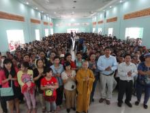 Quỹ từ thiện Đạo Phật Ngày Nay tặng quà tại TTBTXH Tân Hiệp - Bình Phước