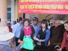Chùa Pháp Hoa - Nam Úc cứu trợ đồng bào bị bão lụt miền Trung