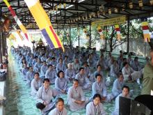 Khánh Hòa: Khóa tu Một ngày An lạc lần thứ 48 tại chùa Sắc tứ Minh Thiện