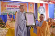 Thanh Hóa: Lễ bổ nhiệm trụ trì chùa Hải Vân