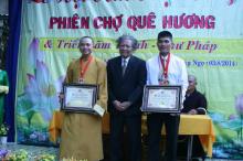 TP.HCM: Trao kỷ Lục Kinh Thư Pháp Vu Lan và Lễ Hội Ẩm Thực Chay Chùa Thiên Chánh