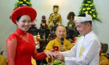 Chùa Giác Ngộ: Lễ hằng thuận của hai Phật tử Trí Tấn và Bích Nhu