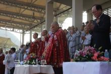 Hàn Quốc: Chùm ảnh Thiền phái Thiên Thai tổ chức giải bóng chuyền kỷ niệm 70 năm Độc lập