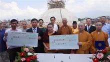 Hiệp hội Phật giáo Trung Quốc tài trợ Nepal trùng tu di sản thế giới Boudhanath