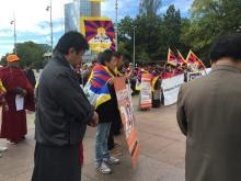 Cộng đồng Tây Tạng biểu tình hòa bình trước Trụ sở Liên Hiệp quốc tại Thụy Sỹ