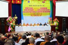 TP.HCM: Trọng thể khai mạc hội thảo quốc tế: Phật giáo vùng Mê-kông: Lịch sử và phát triển