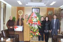 Phật giáo Thái Nguyên chúc tết các Sở, Ban, Ngành Tỉnh- Thành phố