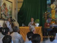Khóa tu cho người khiếm thị ở chùa Kim Quang