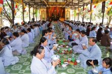 Khánh Hòa: Chùa Sắc tứ Minh Thiện Khóa tu Niệm Phật Một Ngày An lạc