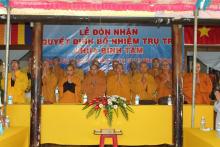 Bình Dương: Lễ bổ nhiệm trụ trì chùa Bình Tâm