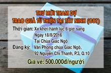 Thư Mời Tham Dự Chương Trình Trao Tặng Quà Cho Hộ Nghèo Tại Tây Ninh (C81)