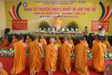 Lễ Bế mạc khóa tu Truyền thống Khất sĩ lần thứ 20