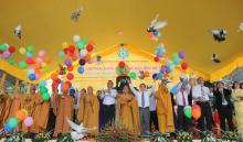 Bình Dương: Lễ khai mạc chiêm bái tượng Phật Ngọc Hòa Bình Thế Giới tại chùa Hội An