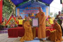 Thanh Hóa: Lễ bổ nhiệm trụ trì Thiền tự Trúc Lâm Bàn Bù
